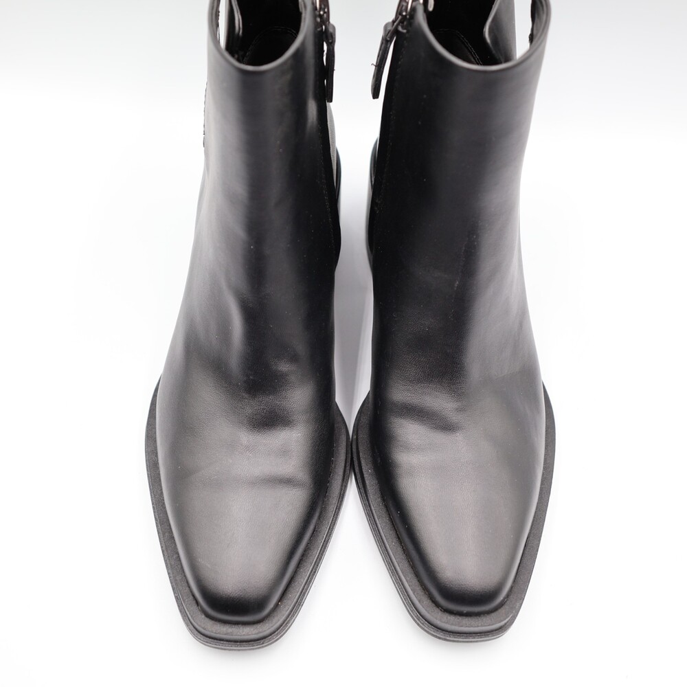 Franco Sarto Doren Ankle Boots, Women's Size 9 M, Black Chic Stylish Almond Toe - Picture 4 of 12